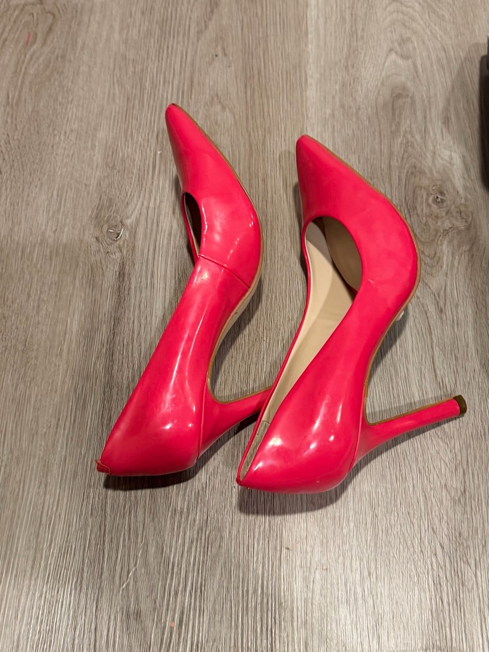 Guess Hot Pink Pointed Toe Stiletto Pumps